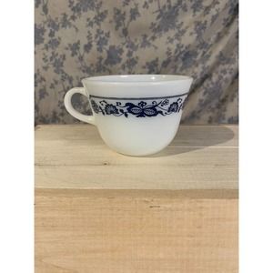 Vintage Corning Milk Glass Old Town Blue Onion